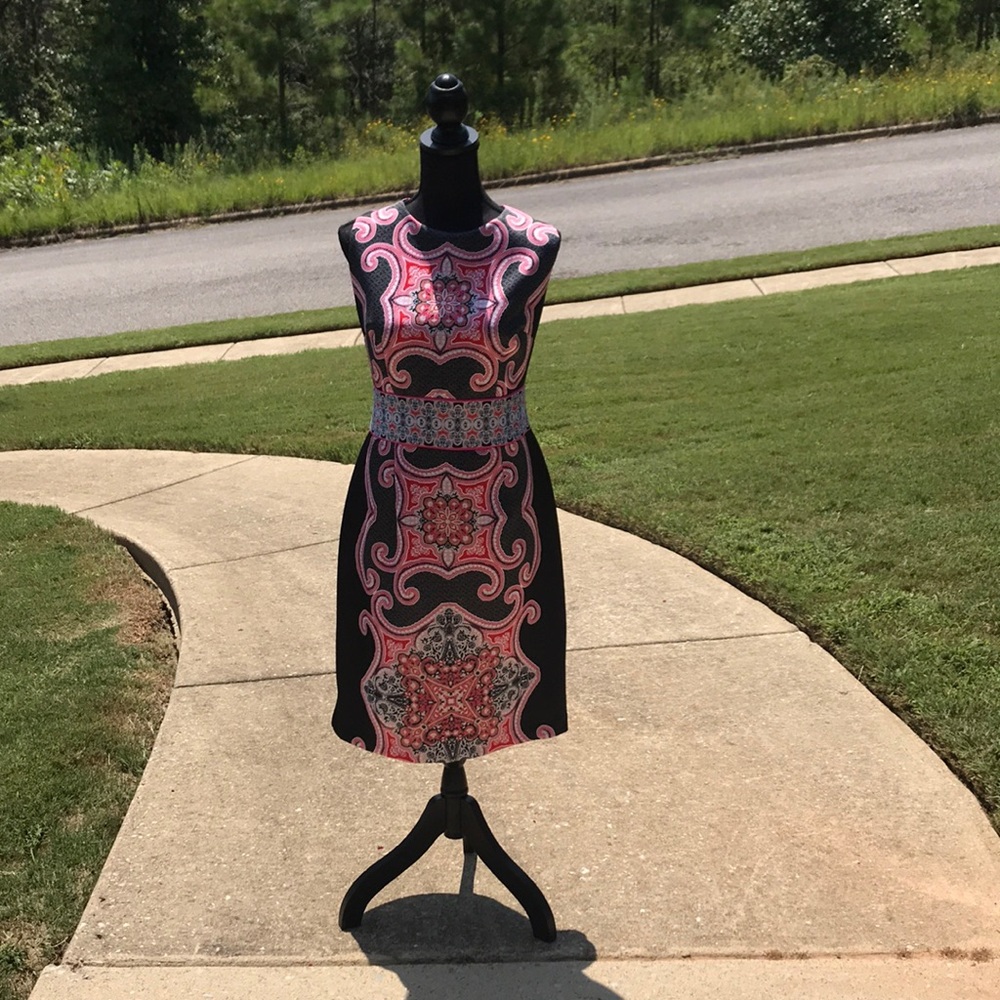 New York & Company Stretch Sheath Dress Sz L